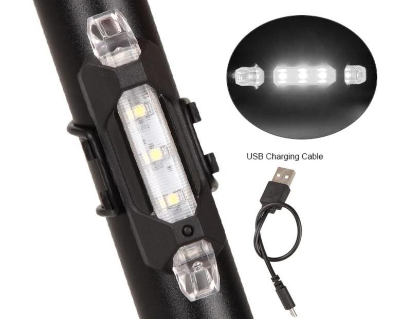 Lanterna LED Traseira para Bicicleta